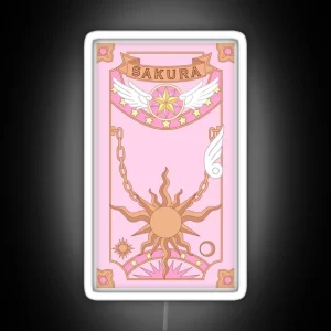 Sakura Cardcaptor Clow Card Tarot RGB Neon Sign