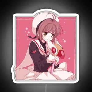 Sakura Kinomoto The Cute Cardcaptor Led RGB Neon Sign