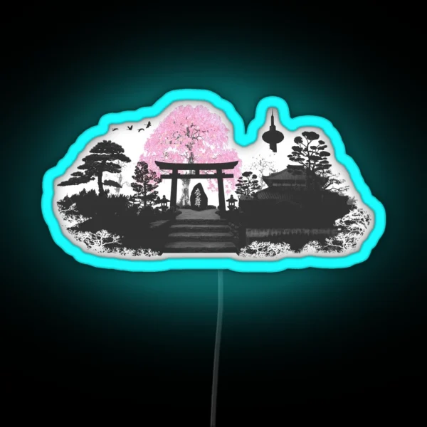 Sakura Kyoto Japan RGB Neon Sign