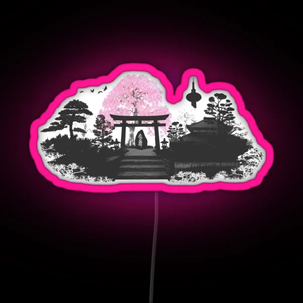 Sakura Kyoto Japan RGB Neon Sign