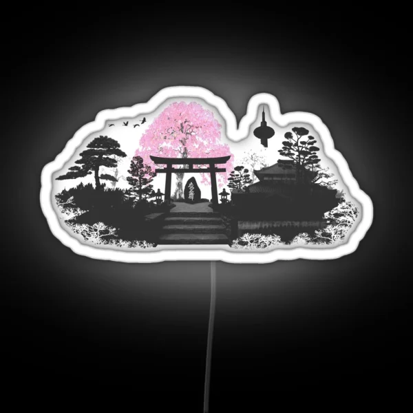 Sakura Kyoto Japan RGB Neon Sign