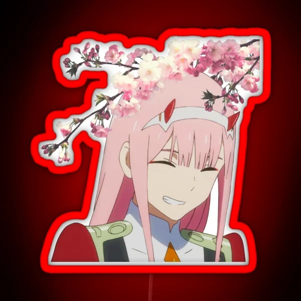 Sakura Zero Two RGB Neon Sign