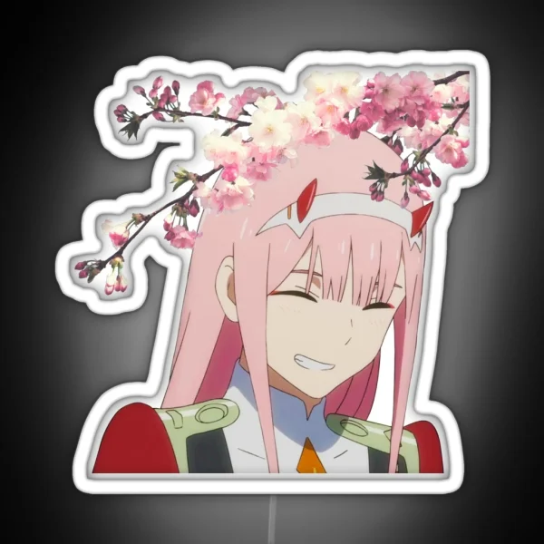 Sakura Zero Two RGB Neon Sign