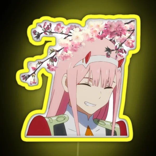 Sakura Zero Two RGB Neon Sign