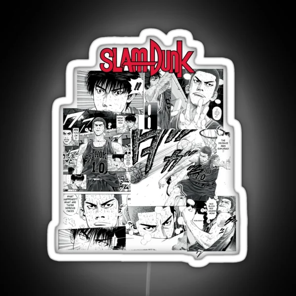 Sakuragi Hanamichi Anime Basketball Gifts RGB Neon Sign