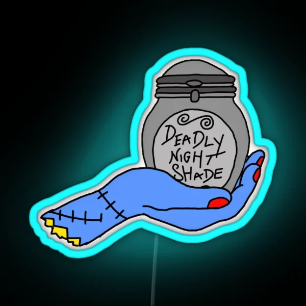 Sally S Deadly Nightshade RGB Neon Sign