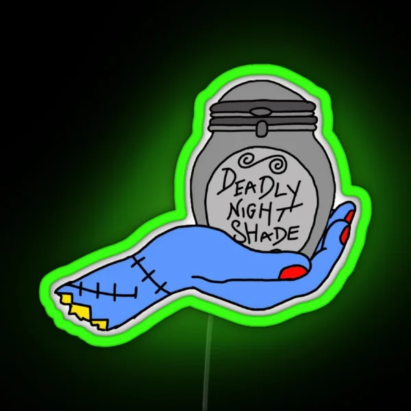 Sally S Deadly Nightshade RGB Neon Sign