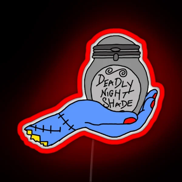 Sally S Deadly Nightshade RGB Neon Sign