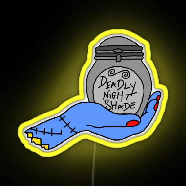 Sally S Deadly Nightshade RGB Neon Sign