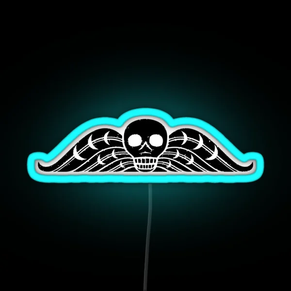 Salty Dog New England Gravestone Rubbing RGB Neon Sign