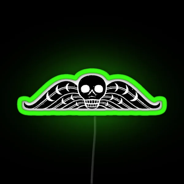 Salty Dog New England Gravestone Rubbing RGB Neon Sign
