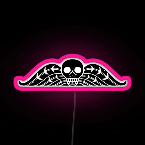 Salty Dog New England Gravestone Rubbing RGB Neon Sign