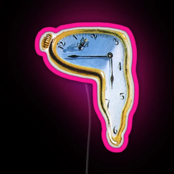 Salvador Dali The Persistence Of Memory RGB Neon Sign