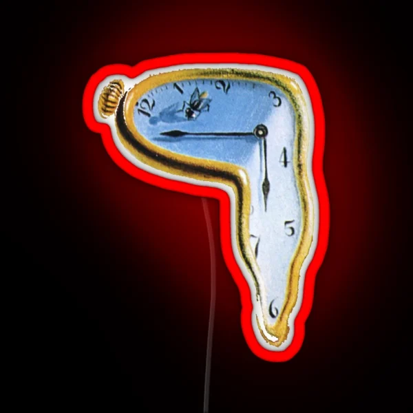 Salvador Dali The Persistence Of Memory RGB Neon Sign