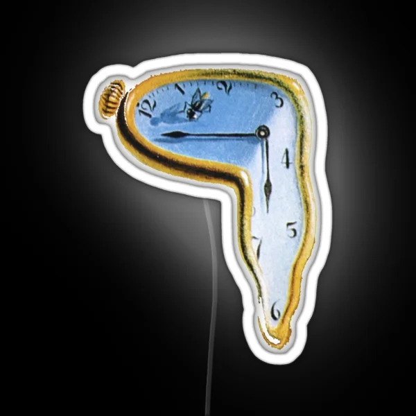 Salvador Dali The Persistence Of Memory RGB Neon Sign