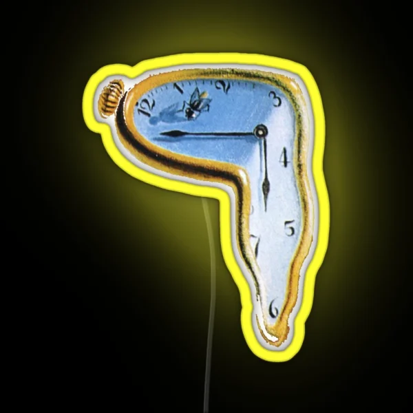 Salvador Dali The Persistence Of Memory RGB Neon Sign