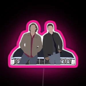 Sam And Dean RGB Neon Sign