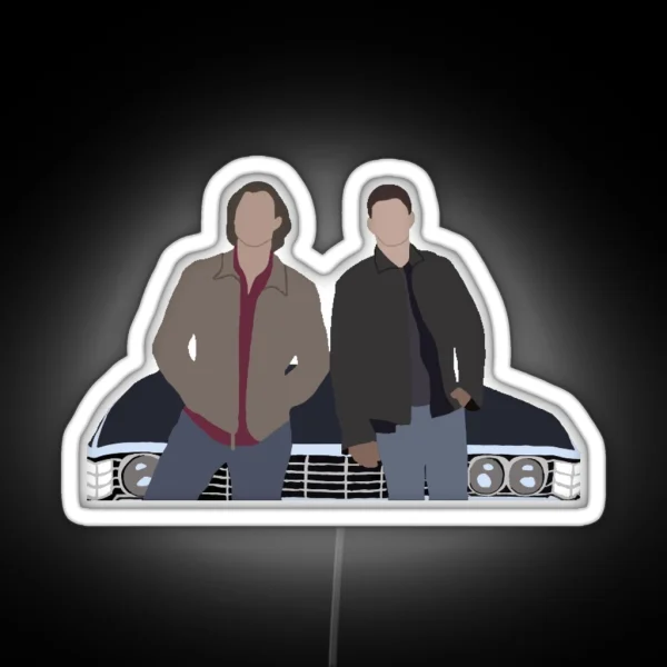 Sam And Dean RGB Neon Sign