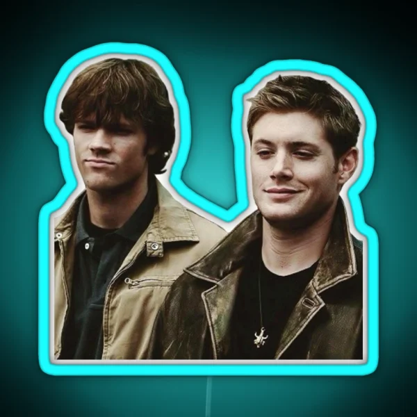 Sam And Dean Winchester Led RGB Neon Sign