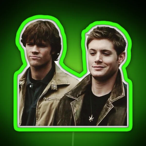 Sam And Dean Winchester Led RGB Neon Sign