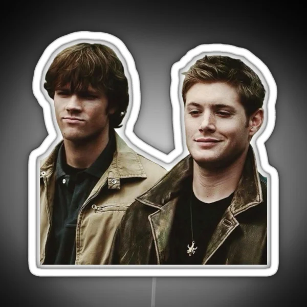 Sam And Dean Winchester Led RGB Neon Sign