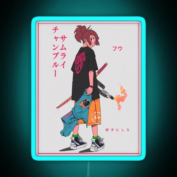 Samurai Champloo RGB Neon Sign