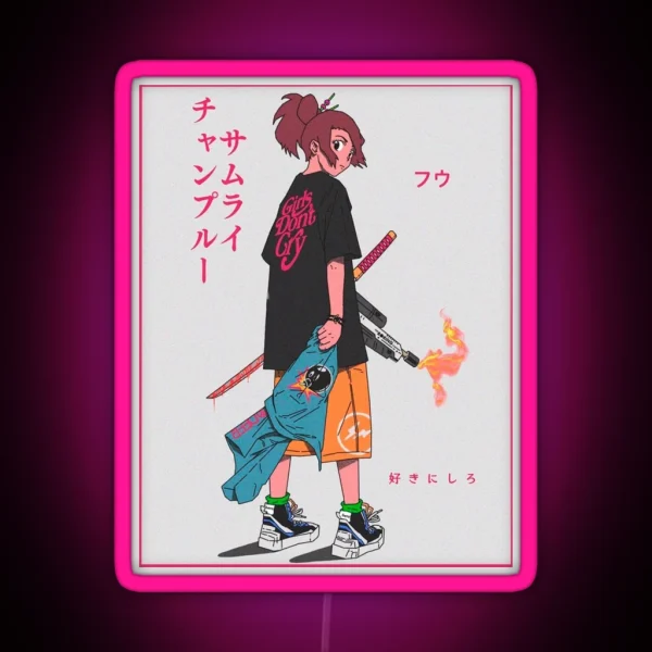 Samurai Champloo RGB Neon Sign