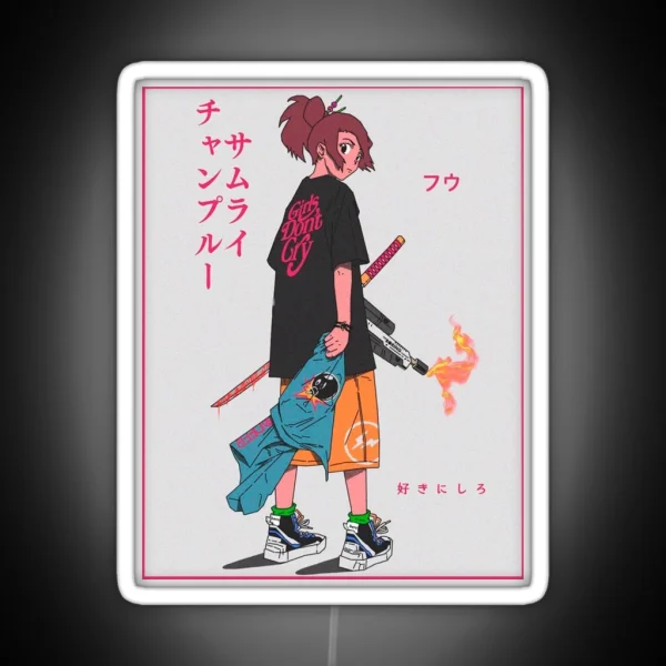 Samurai Champloo RGB Neon Sign