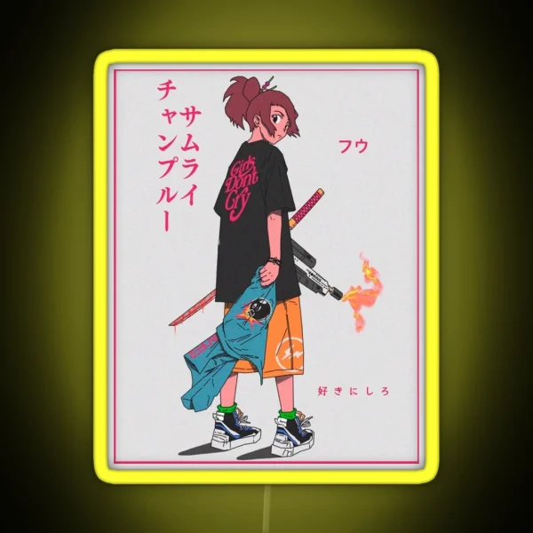 Samurai Champloo RGB Neon Sign