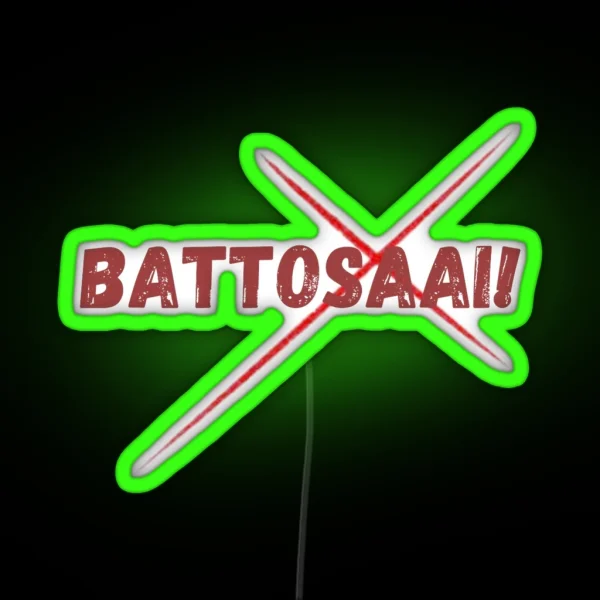 Samurai Kenshin Himura Rurouni Kenshin RGB Neon Sign