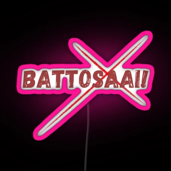 Samurai Kenshin Himura Rurouni Kenshin RGB Neon Sign