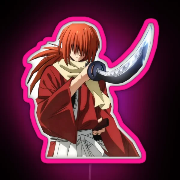 Samurai Kenshin RGB Neon Sign