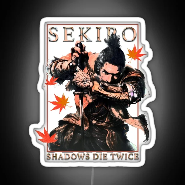 Samurai Video Game Shinobi Sekiro RGB Neon Sign
