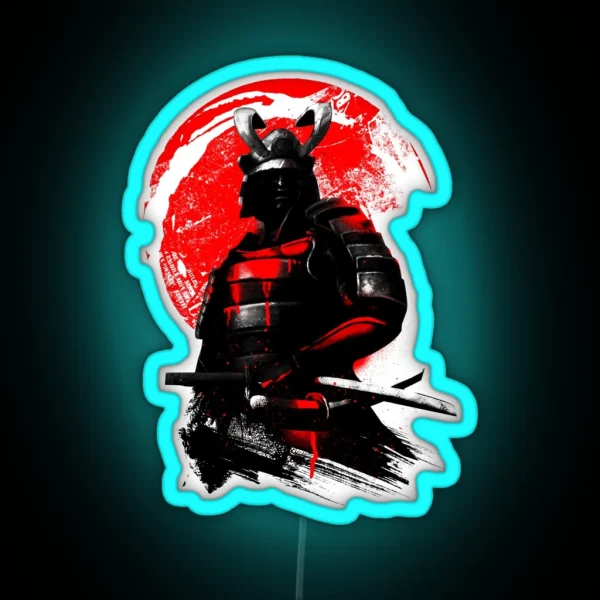Samurai Warrior RGB Neon Sign