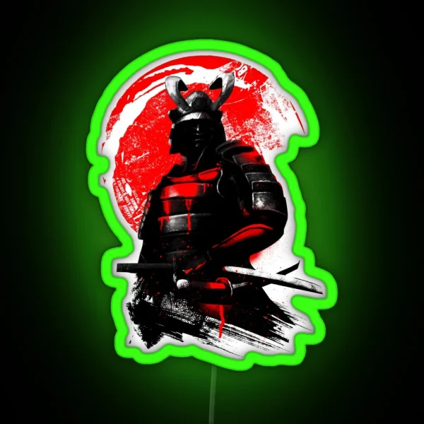 Samurai Warrior RGB Neon Sign