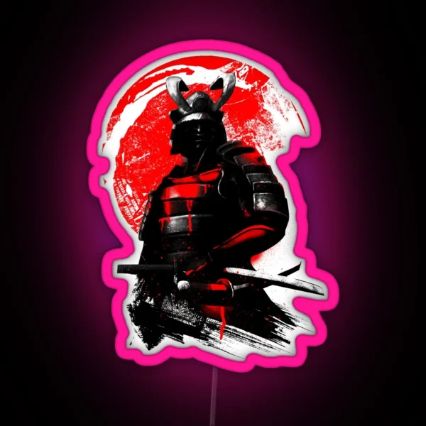 Samurai Warrior RGB Neon Sign