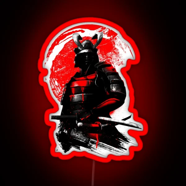Samurai Warrior RGB Neon Sign