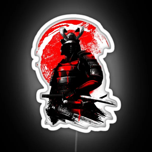 Samurai Warrior RGB Neon Sign