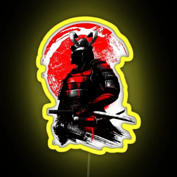 Samurai Warrior RGB Neon Sign