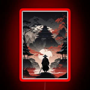 Samurai Warrior RGB Neon Sign