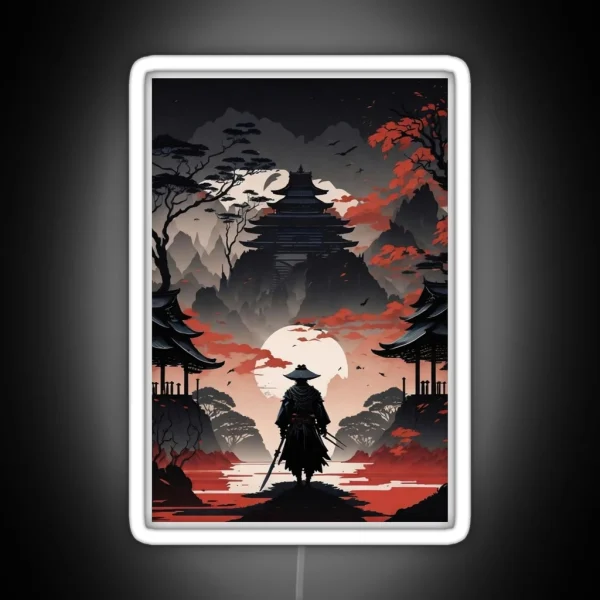 Samurai Warrior RGB Neon Sign