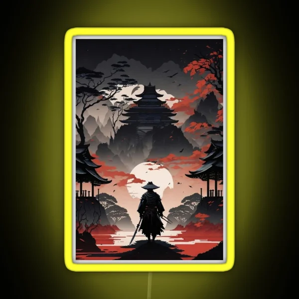 Samurai Warrior RGB Neon Sign