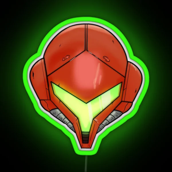 Samus Aran RGB Neon Sign