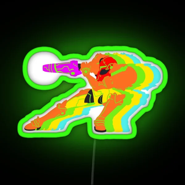 Samus Overcharged RGB Neon Sign