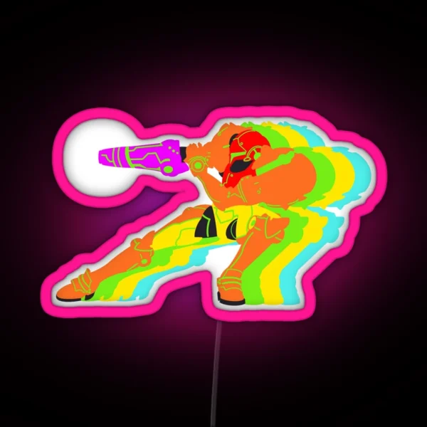 Samus Overcharged RGB Neon Sign