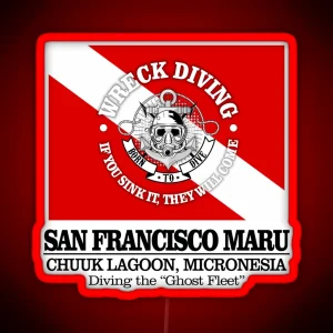 San Francisco Maru Best Wrecks RGB Neon Sign