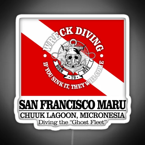 San Francisco Maru Best Wrecks RGB Neon Sign