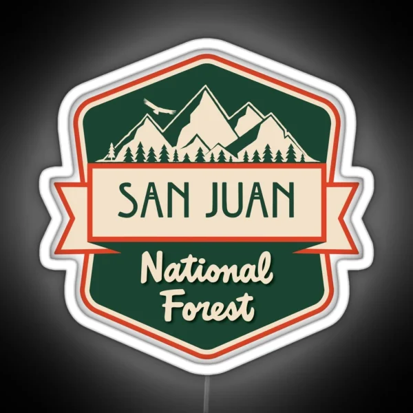 San Juan National Forest RGB Neon Sign