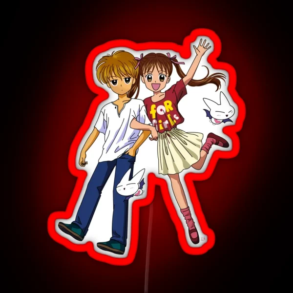 Sana And Akito RGB Neon Sign