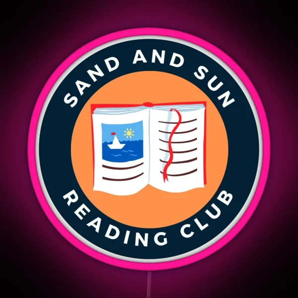 Sand And Sun Reading Club RGB Neon Sign